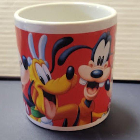 Walt Disney Applause Fab Five Mickey, Minnie, Goofy and More 12oz Coffee Mug FL - Picture 3 of 6